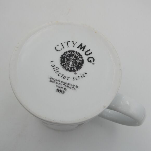 Starbucks Lebanon City Collector Series Coffee Mug Cup 2002 White & Green - Picture 7 of 12